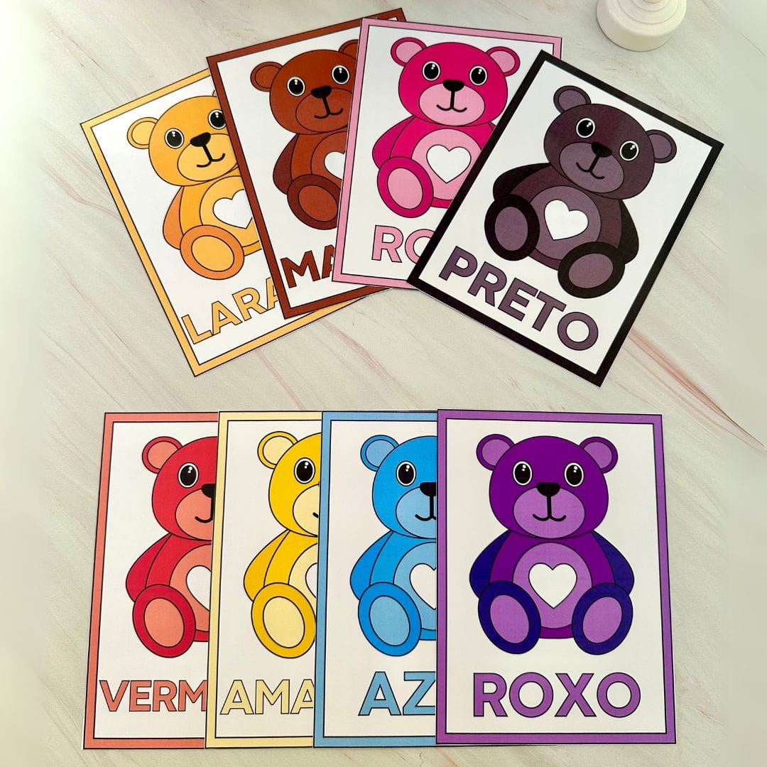 Cards Cores Ursinhos