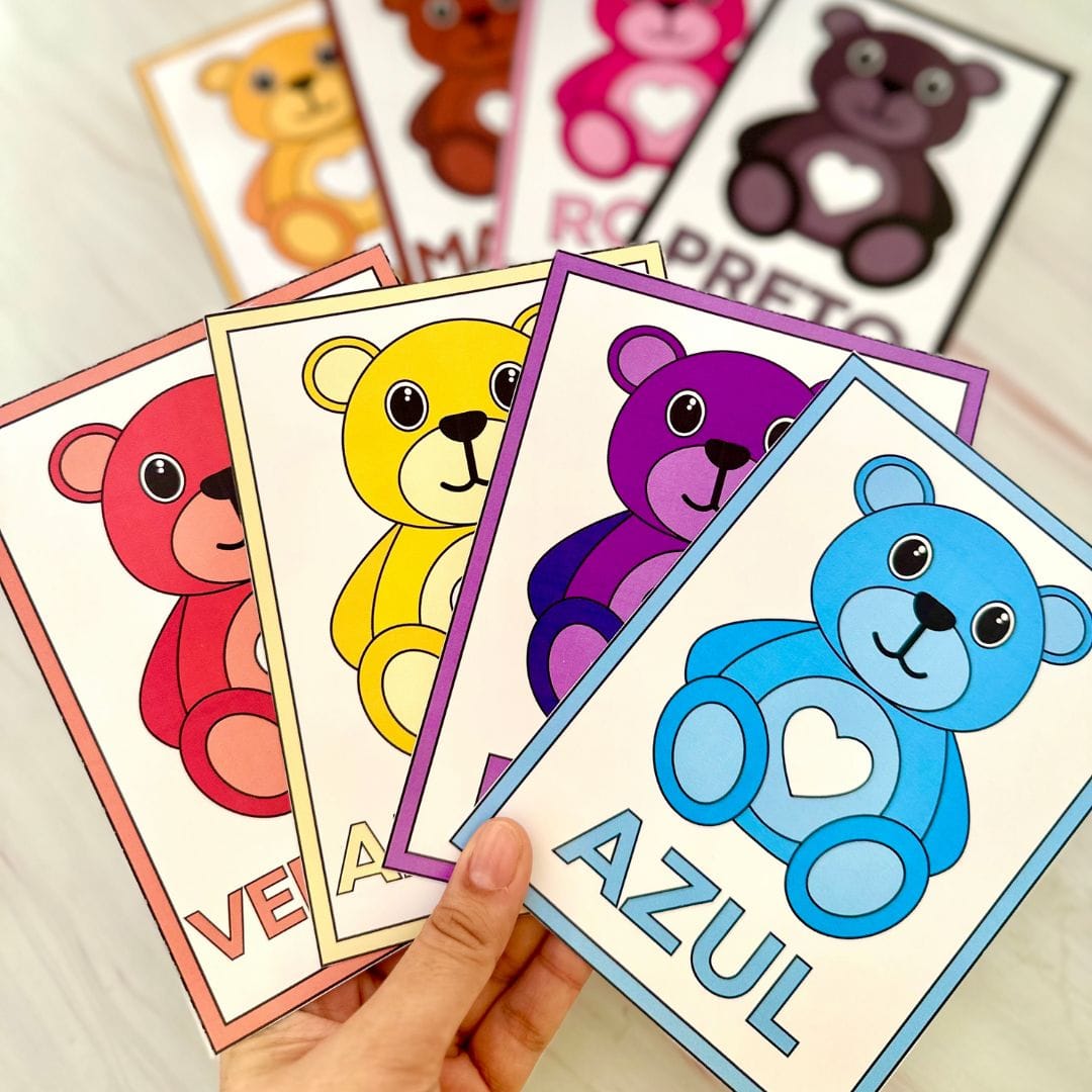Cards Cores Ursinhos - Imagem 4