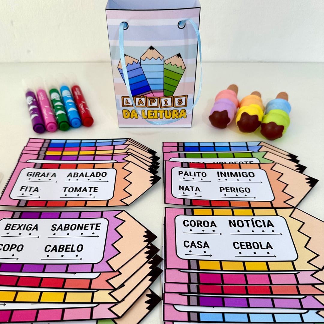 Lápis da Leitura - Sílabas Simples