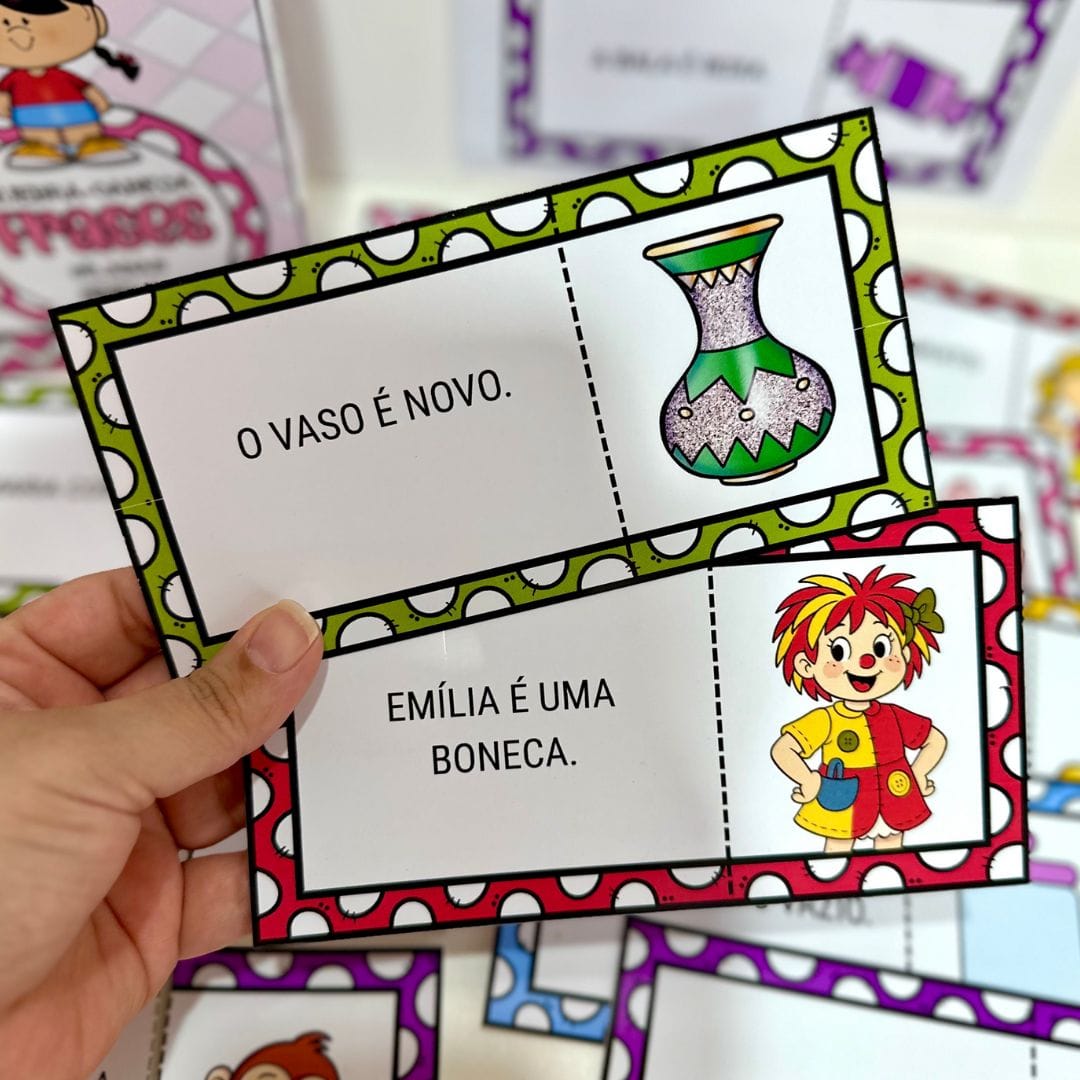 Quebra-cabeça das Frases Sílabas Simples - Imagem 5
