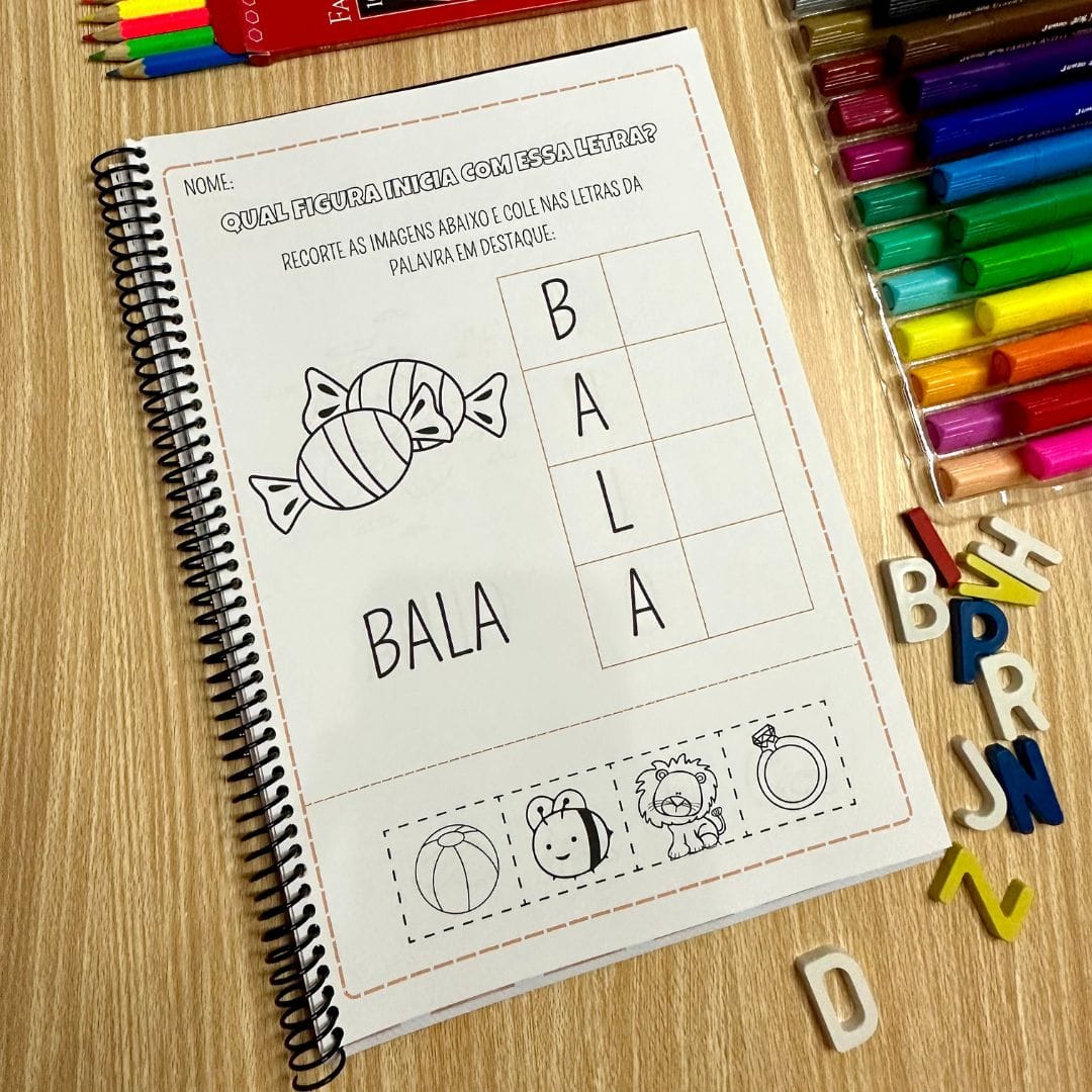 Apostila Atividades Letra Inicial - Imagem 4