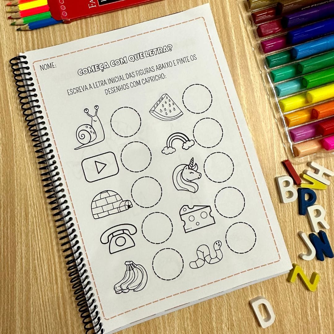 Apostila Atividades Letra Inicial - Imagem 6