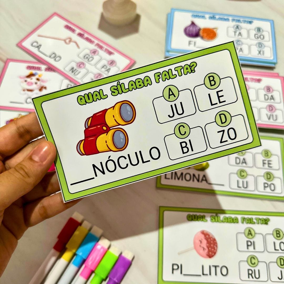 Assinale a Sílaba - Imagem 6