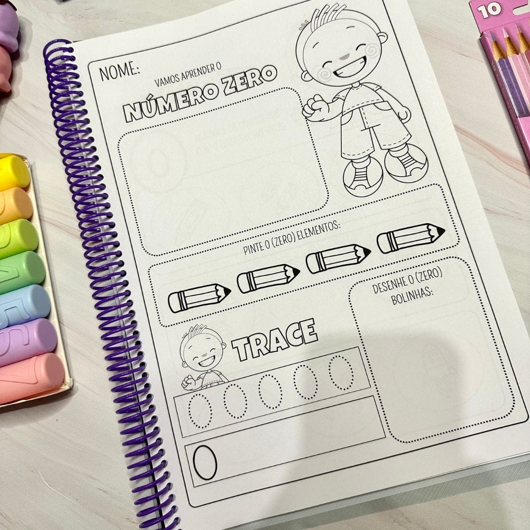 Apostila Numerais de 0 a 10 - Imagem 3