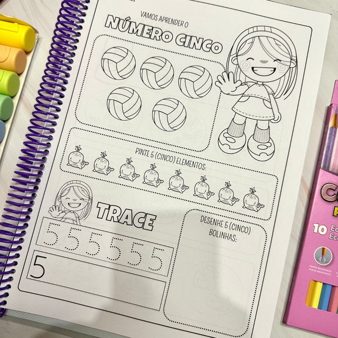 Apostila Numerais de 0 a 10 - Imagem 4