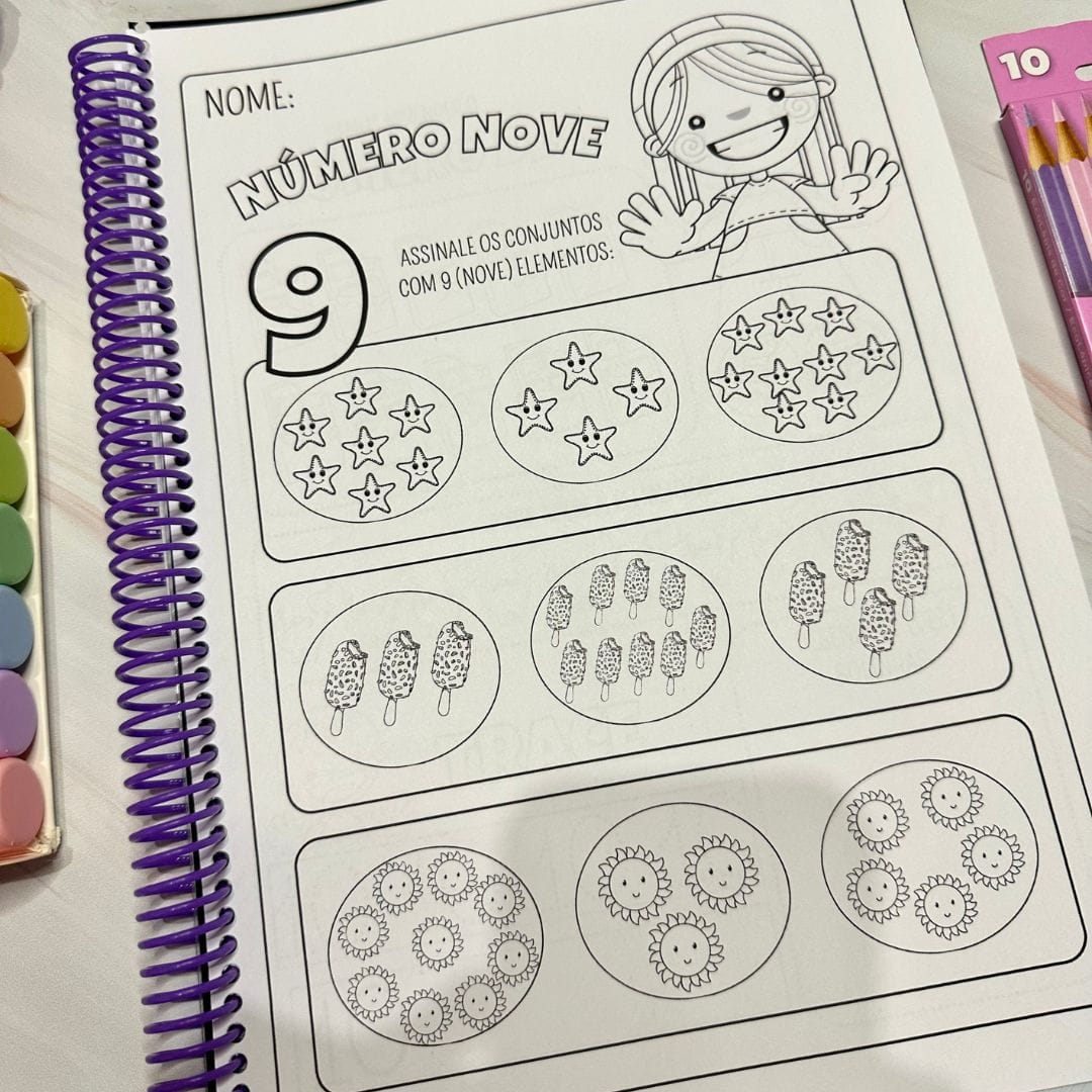 Apostila Numerais de 0 a 10 - Imagem 5
