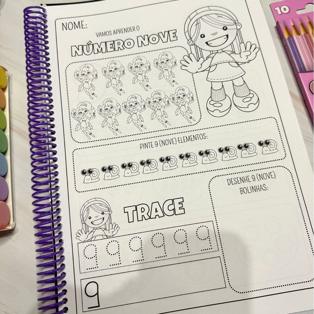 Apostila Numerais de 0 a 10 - Imagem 6