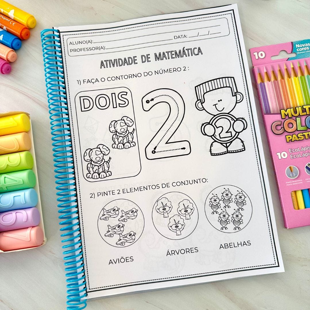 Apostila Numerais de 1 a 20 - Imagem 3