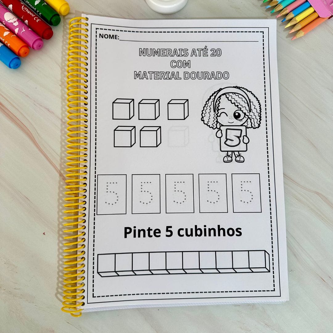 Apostila Numerais Material Dourado - Imagem 3