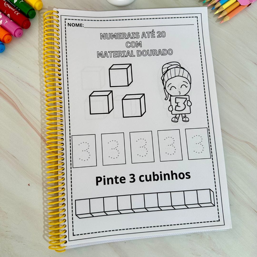 Apostila Numerais Material Dourado - Imagem 4