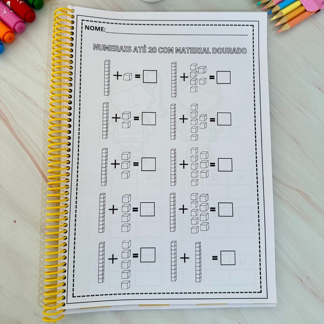 Apostila Numerais Material Dourado - Imagem 5