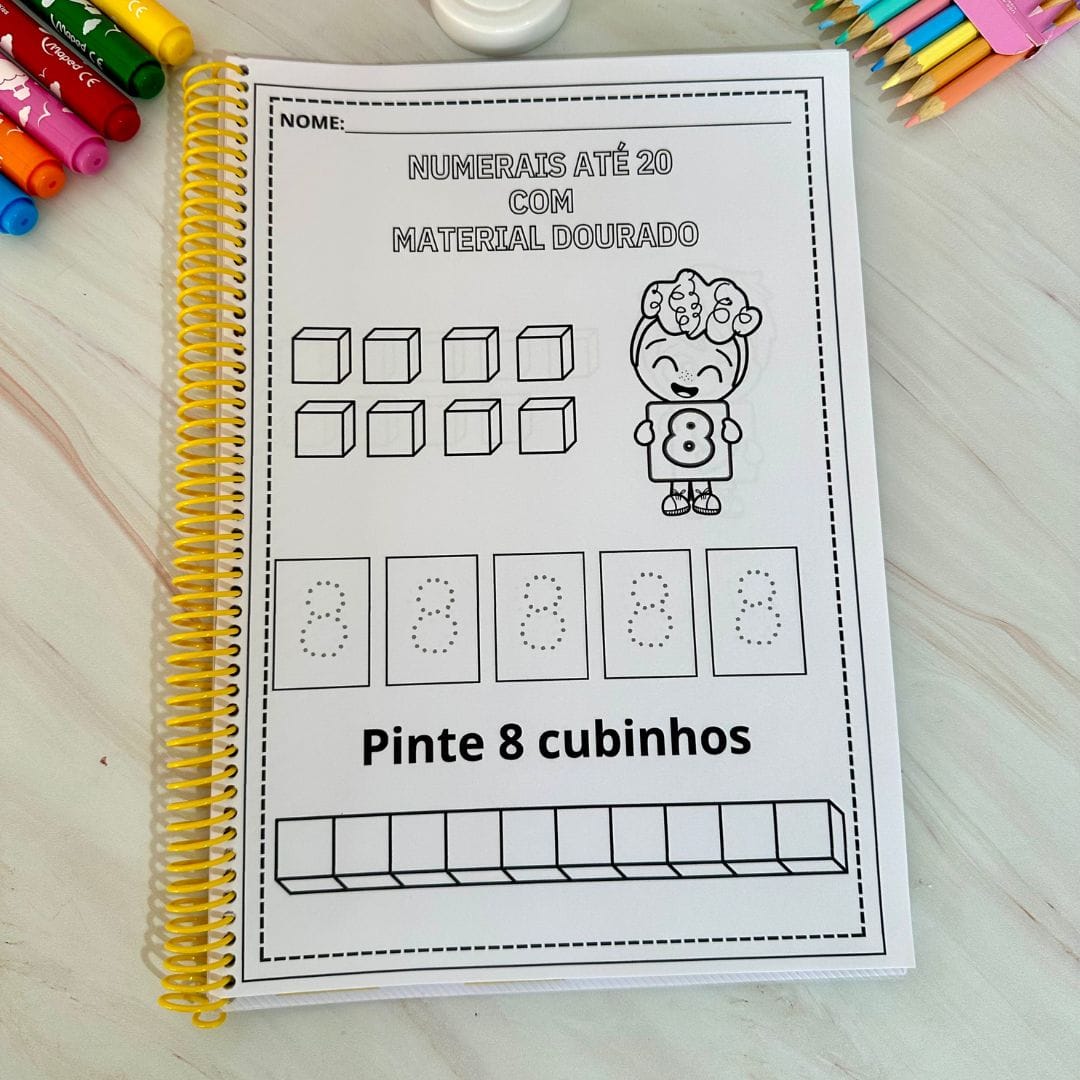 Apostila Numerais Material Dourado - Imagem 6