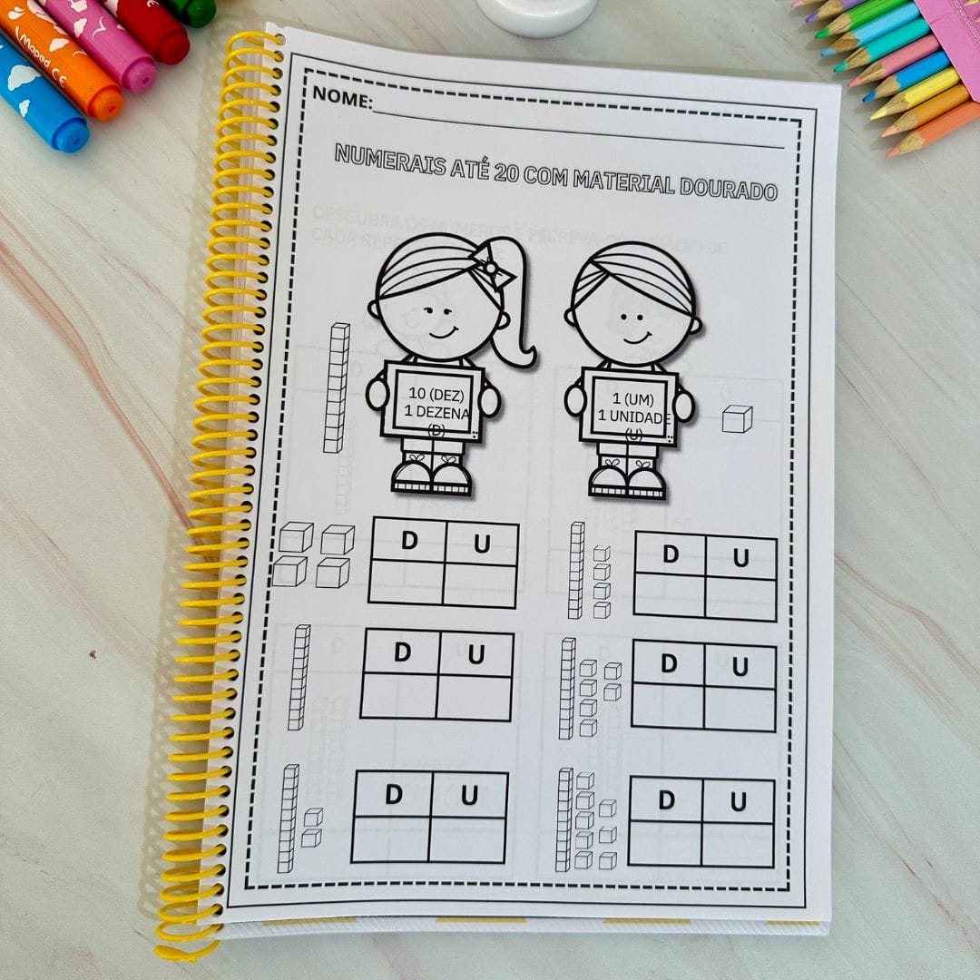 Apostila Numerais Material Dourado - Imagem 7