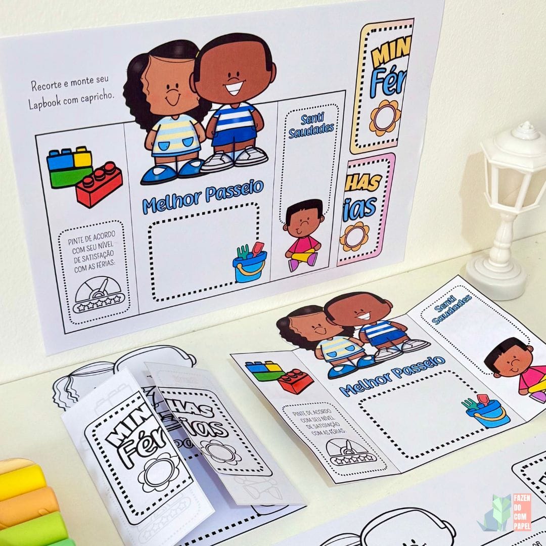 Lapbook Minhas Férias - Imagem 3