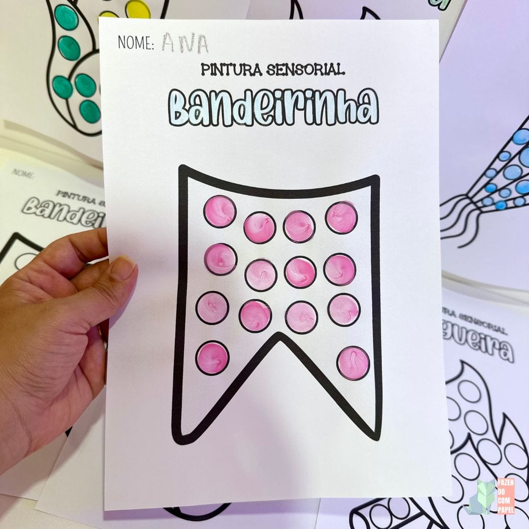 Pintura Sensorial Festa Junina - Imagem 2