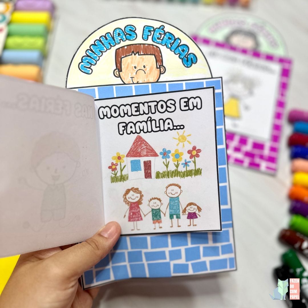 Livrinho Minhas Férias - Imagem 3