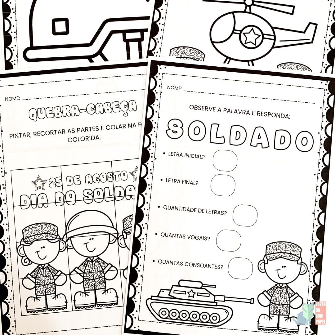 Atividades Dia do Soldado - Imagem 2