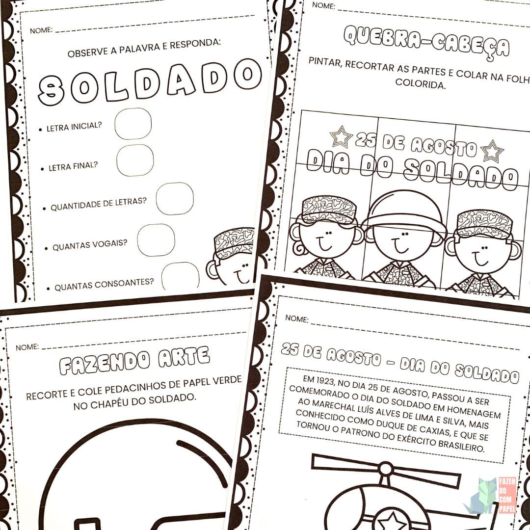 Atividades Dia do Soldado - Imagem 6