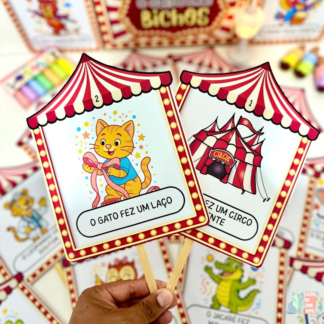 Sacola O Circo dos Bichos - Imagem 4