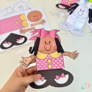 Atividade 3D Menina Bonita do Laço de Fita