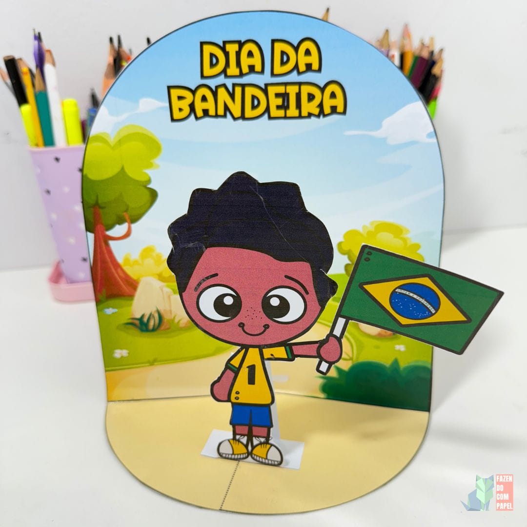 Cenário 3D - Dia da Bandeira - Imagem 2