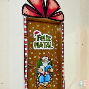 Decoração de Porta Papai Noel