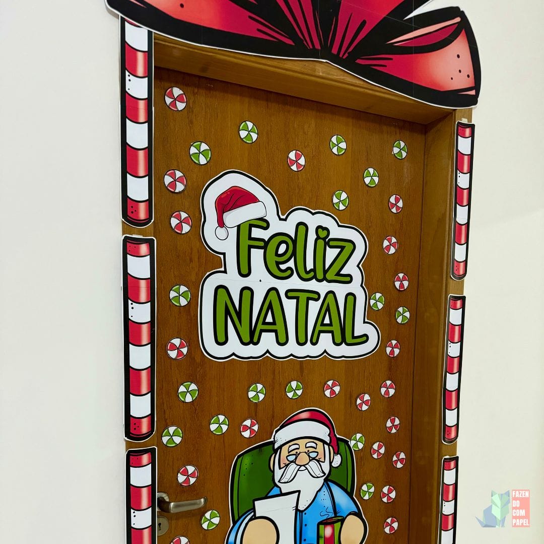 Decoração de Porta Papai Noel - Imagem 2