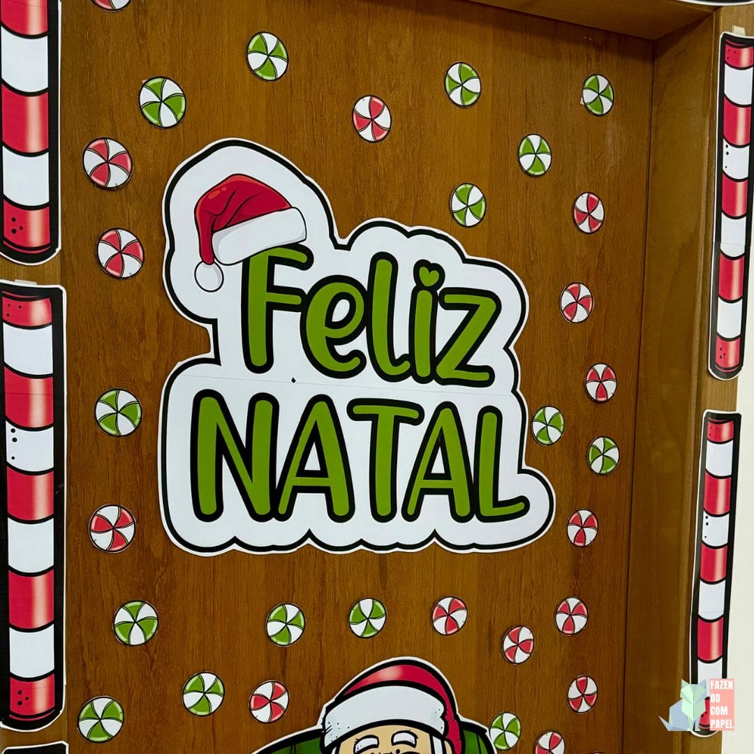 Decoração de Porta Papai Noel - Imagem 3