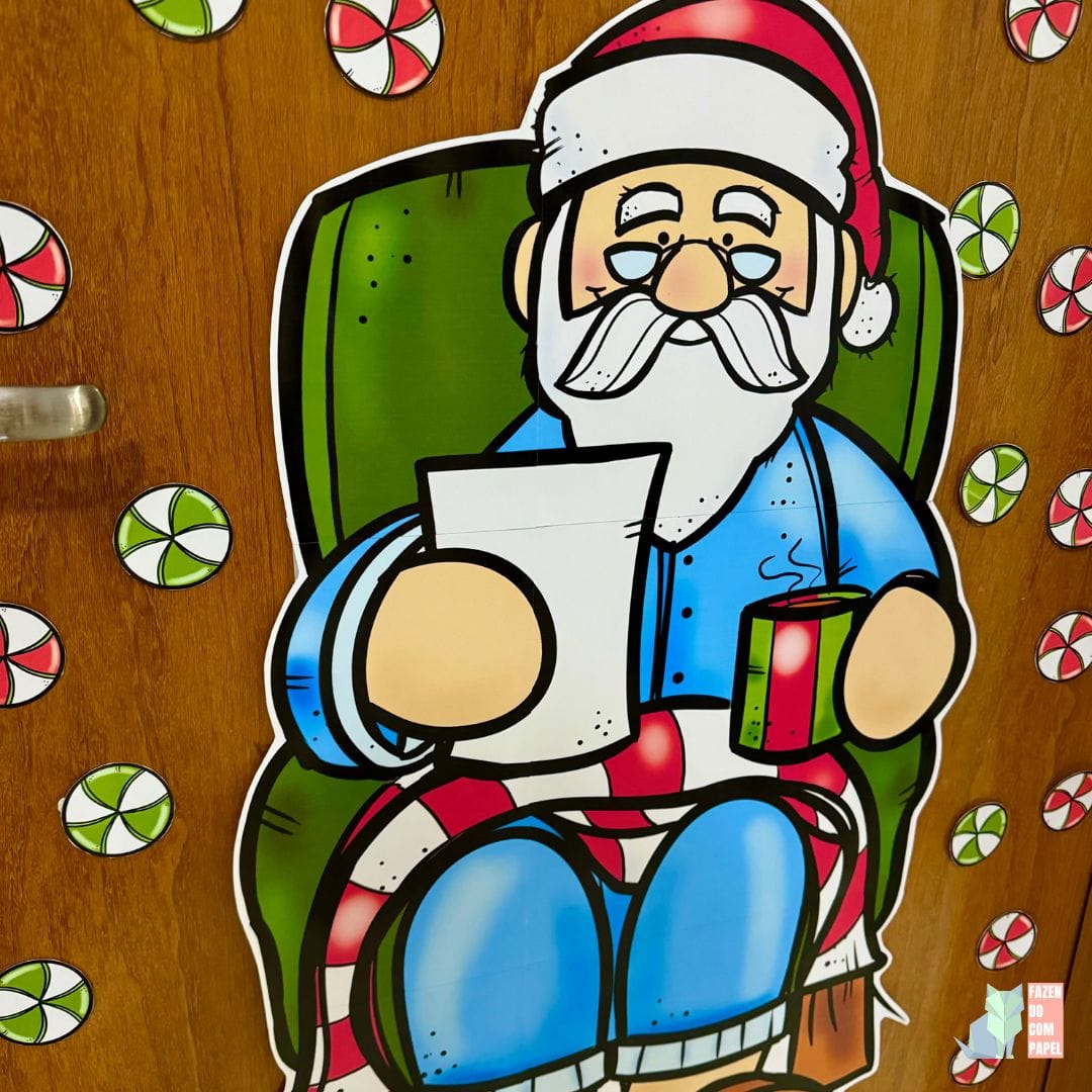 Decoração de Porta Papai Noel - Imagem 4