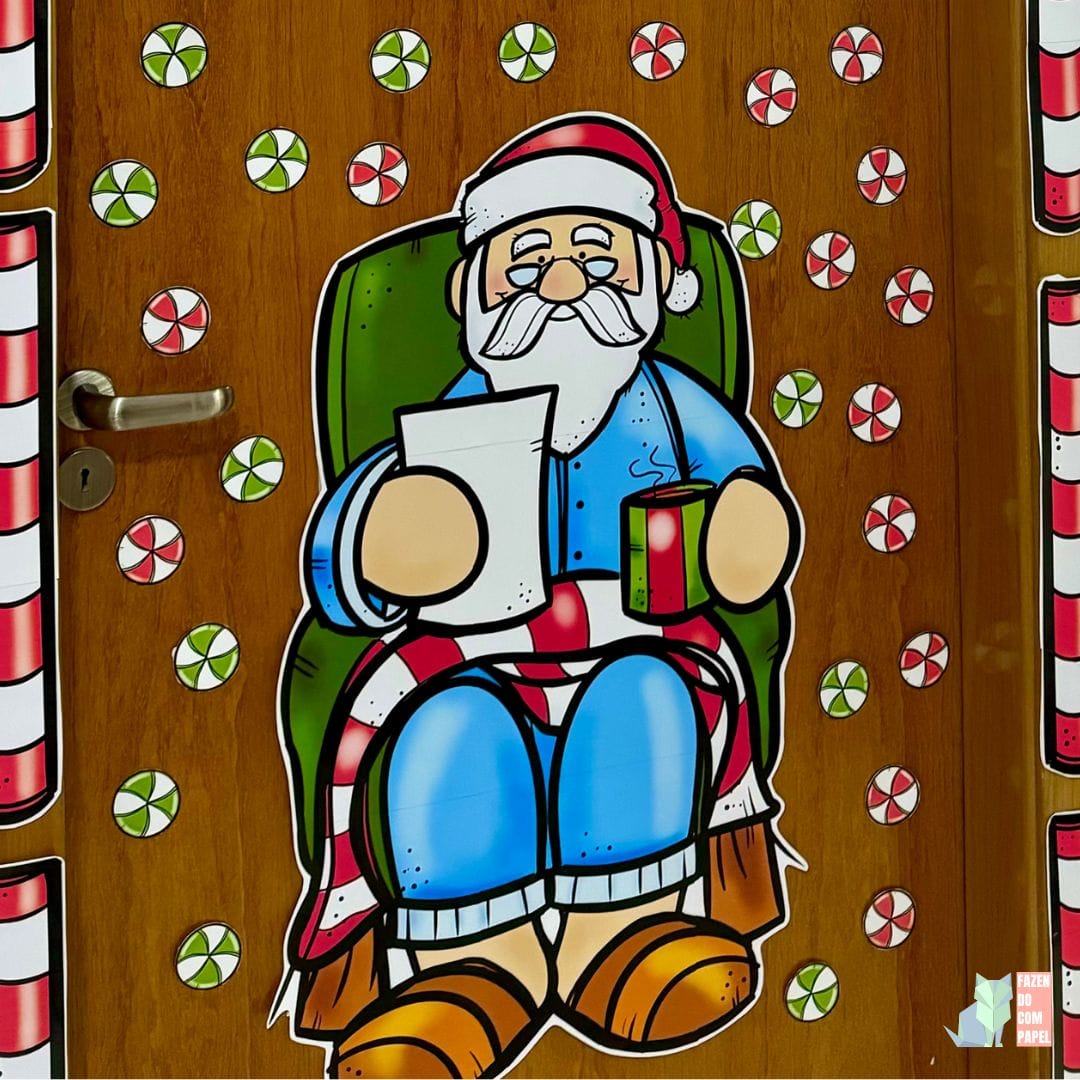 Decoração de Porta Papai Noel - Imagem 5