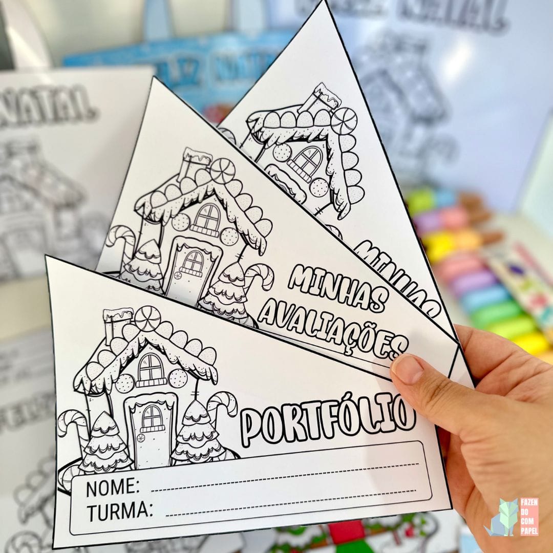 Kit Capas de Atividades Casinha de Natal - Imagem 7