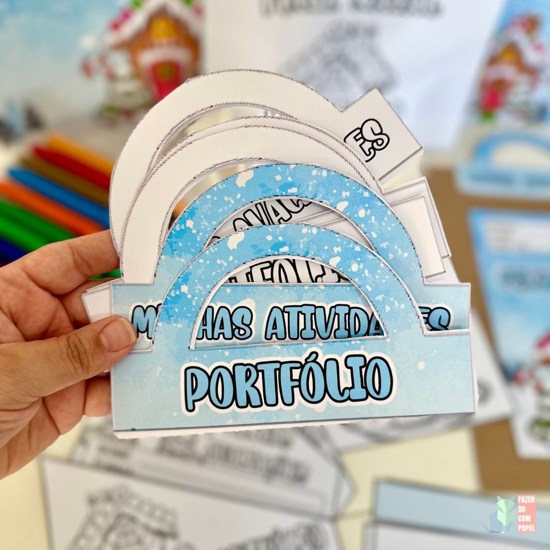 Kit Capas de Atividades Casinha de Natal - Imagem 8