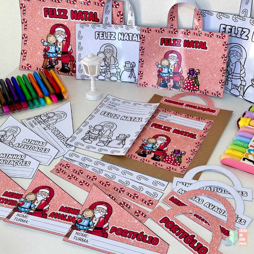 Kit Capas de Atividades Papai Noel - Imagem 2