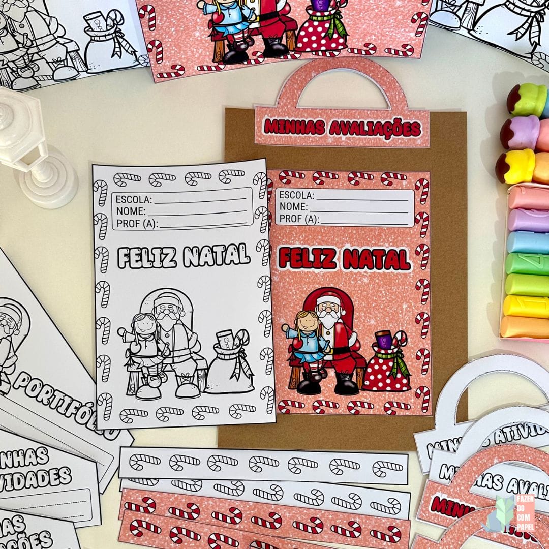 Kit Capas de Atividades Papai Noel - Imagem 4
