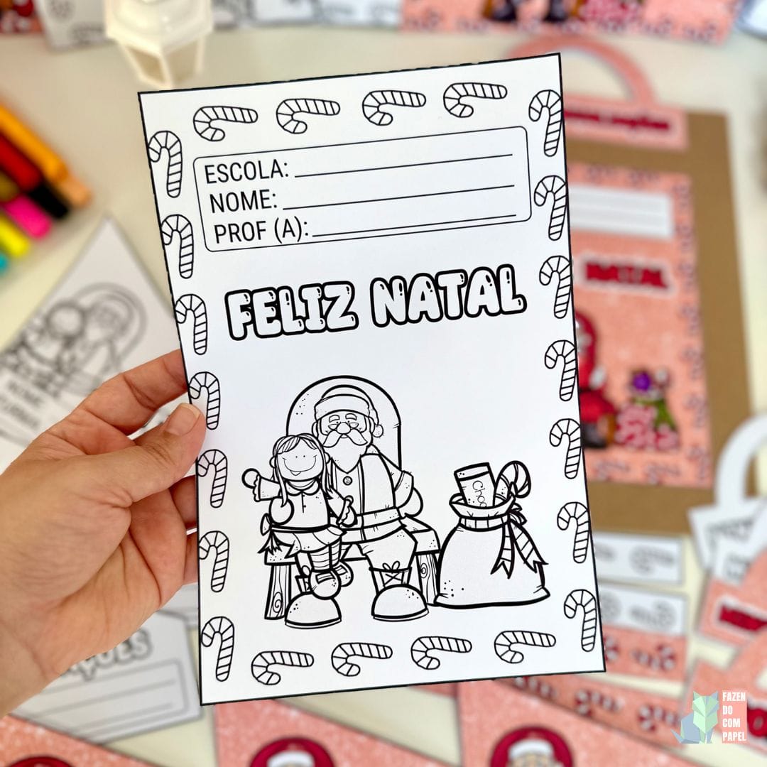 Kit Capas de Atividades Papai Noel - Imagem 7