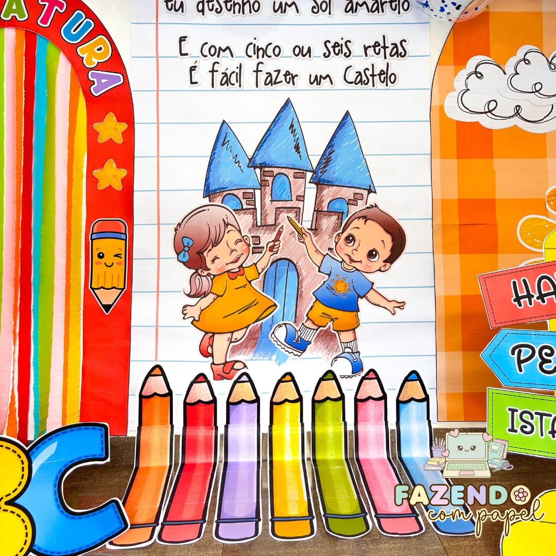 Cenário Formatura Aquarela - Imagem 4