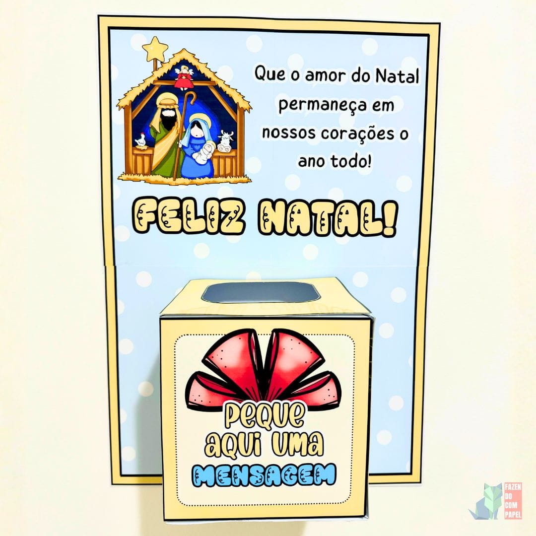 Cartaz Mensagem de Natal - Imagem 2