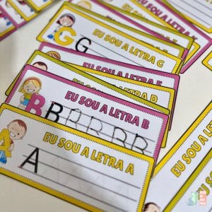 Fichas de Traçado do Alfabeto