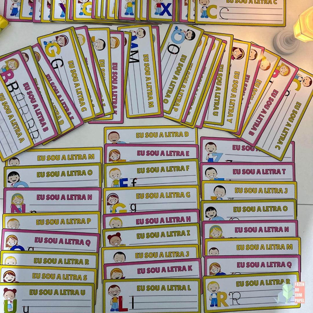 Fichas de Traçado do Alfabeto - Imagem 2
