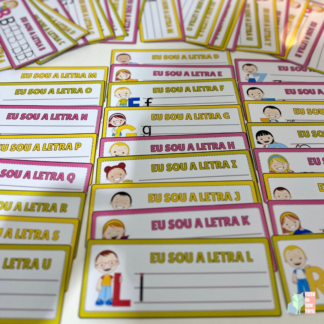 Fichas de Traçado do Alfabeto - Imagem 4