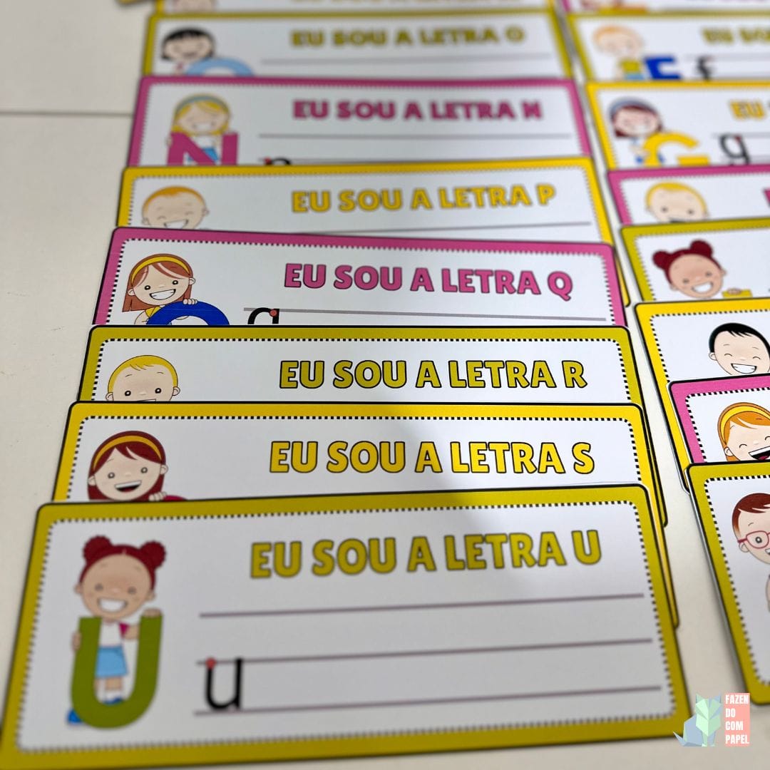 Fichas de Traçado do Alfabeto - Imagem 6