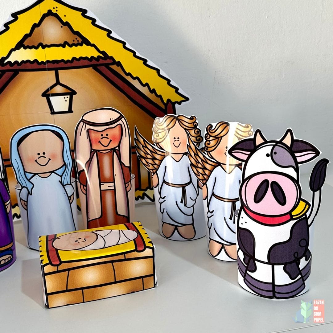 Presépio 3D Colorido - Imagem 3