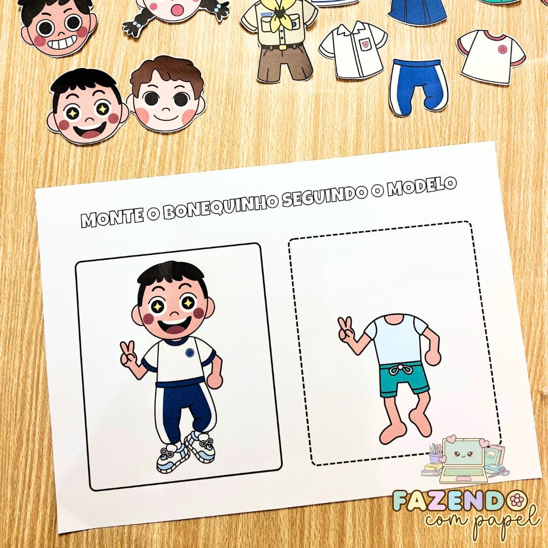 Bonequinhos para Montar - Imagem 2