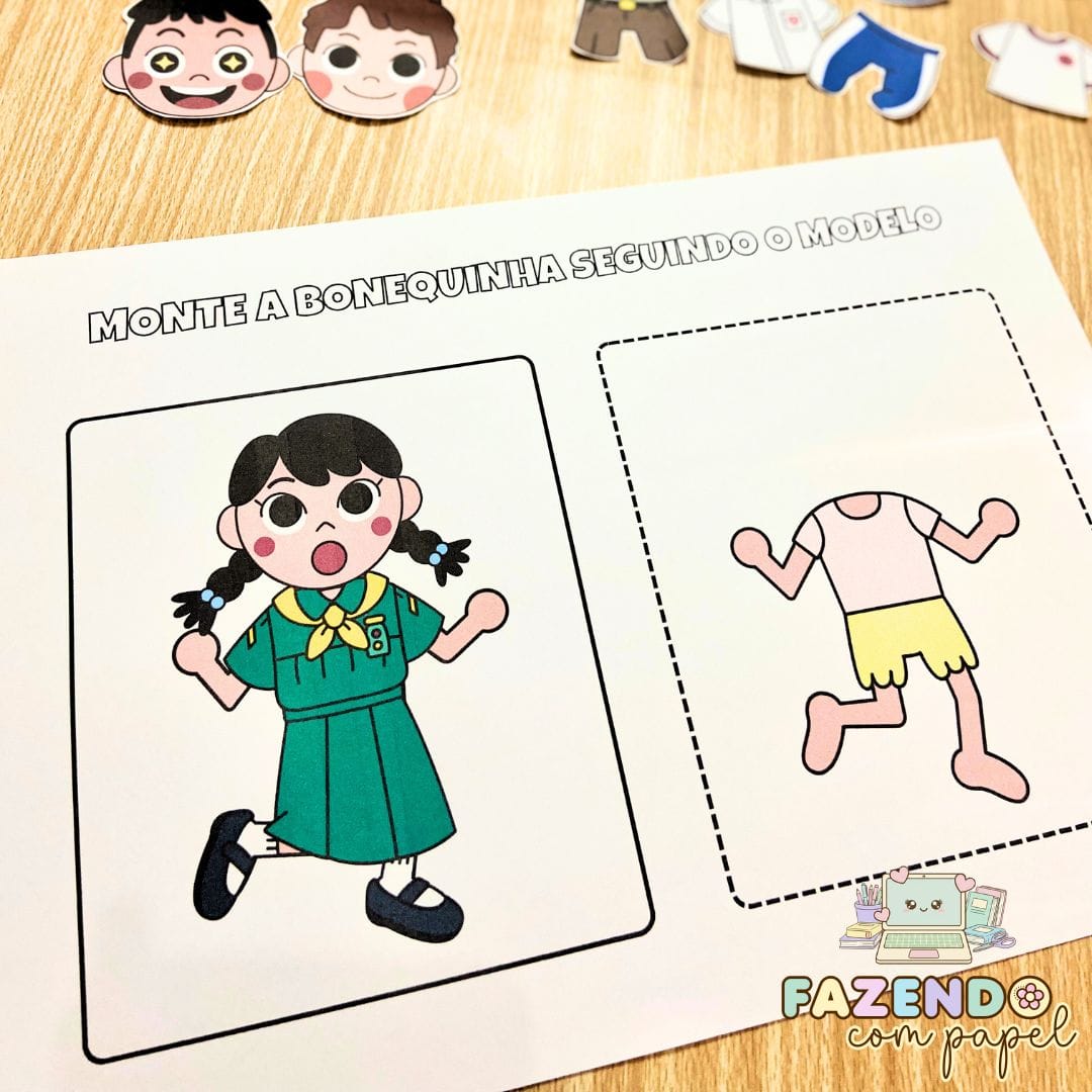 Bonequinhos para Montar - Imagem 3