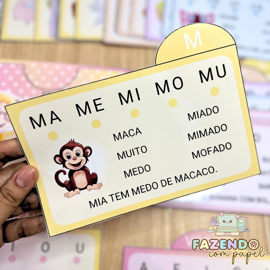 Ficha de Leitura Sílabas Simples - Imagem 2