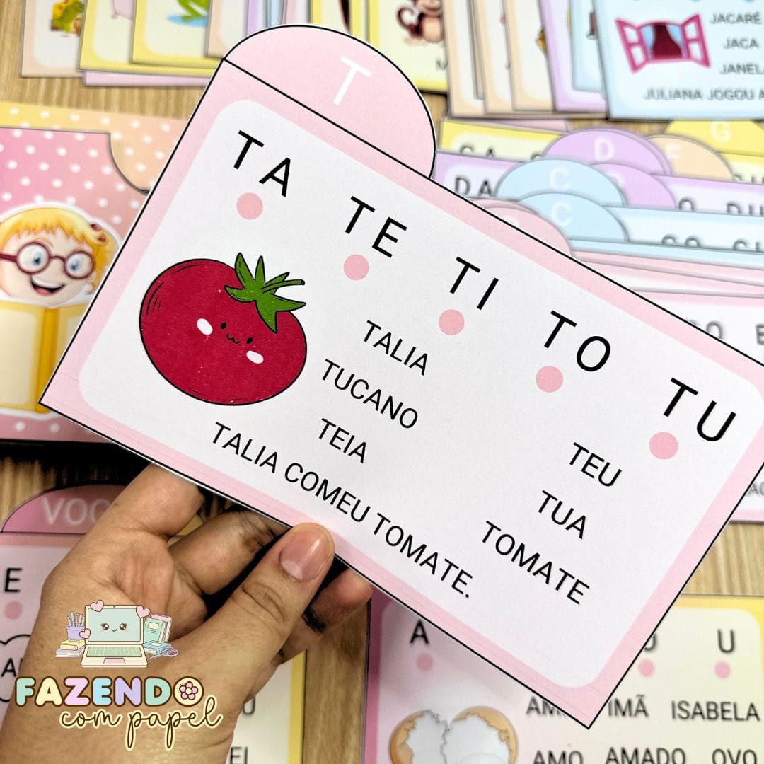 Ficha de Leitura Sílabas Simples - Imagem 4
