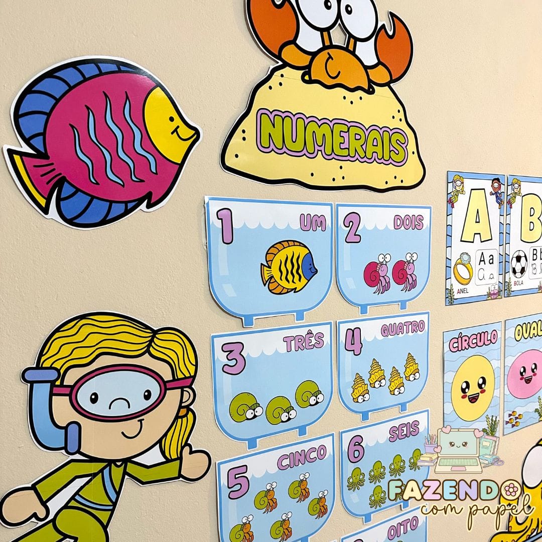 Kit Sala Fundo do Mar - Imagem 8