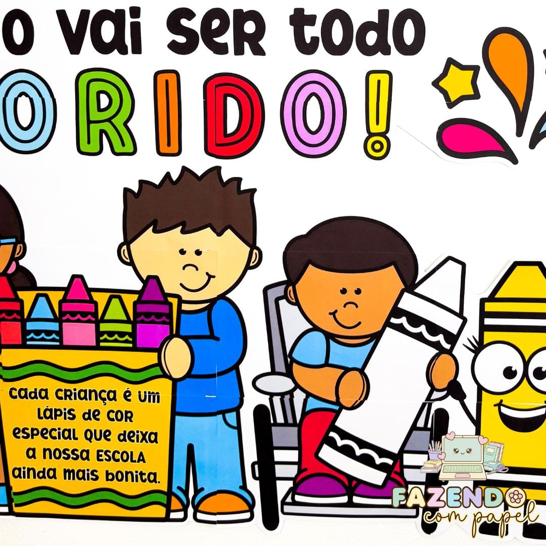 Painel Volta às Aulas Colorido - Imagem 5