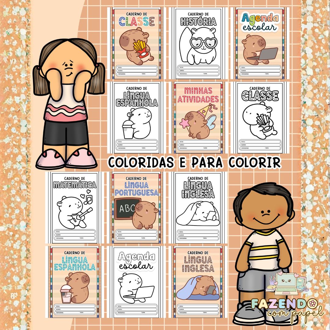 Capinhas Capivara Cute - Imagem 2