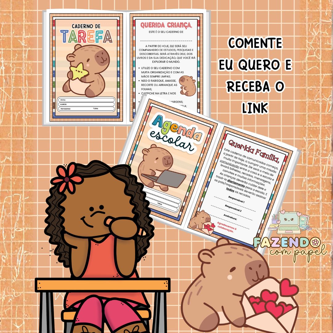 Capinhas Capivara Cute - Imagem 3